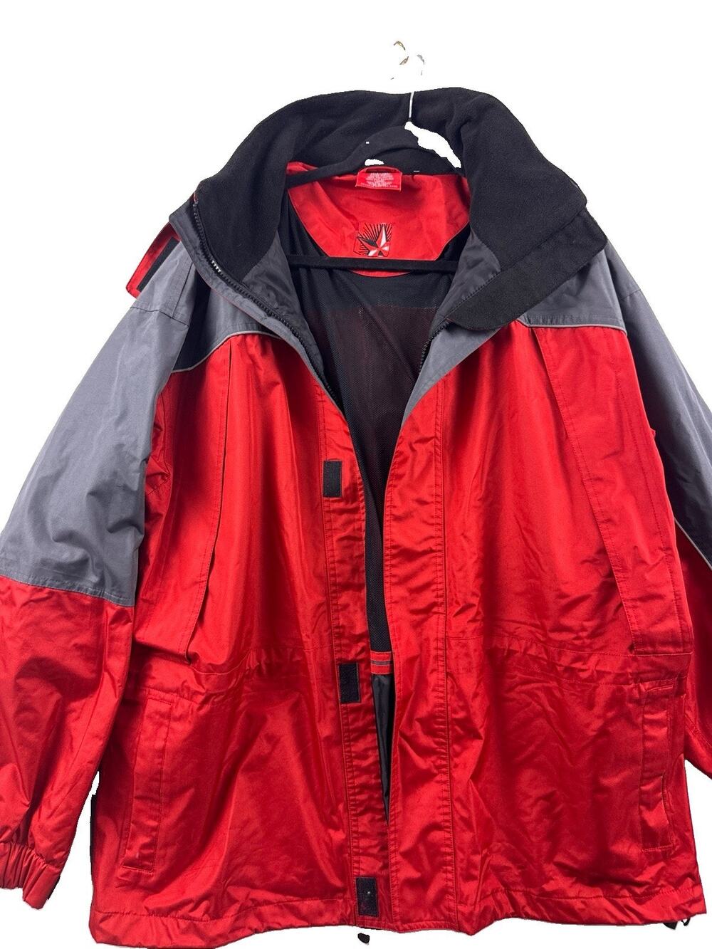 Vintage Marlboro Promotional Jacket Red Gray Black Colorblock Men’s Size L